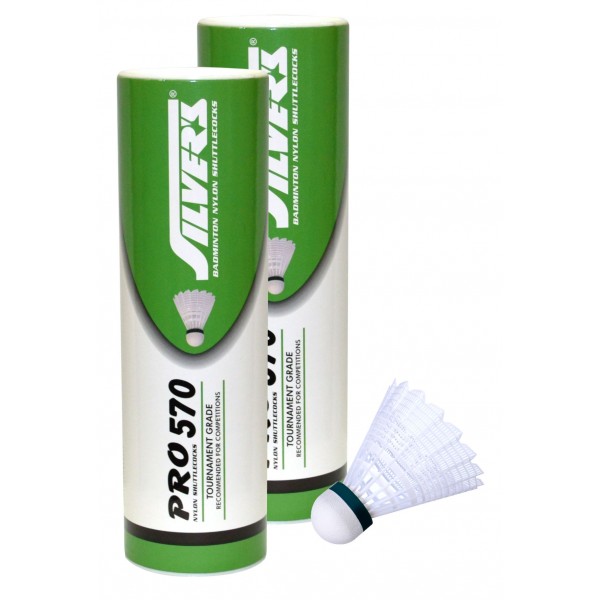 Silvers PRO-570 White Nylon Shuttle Combo 1